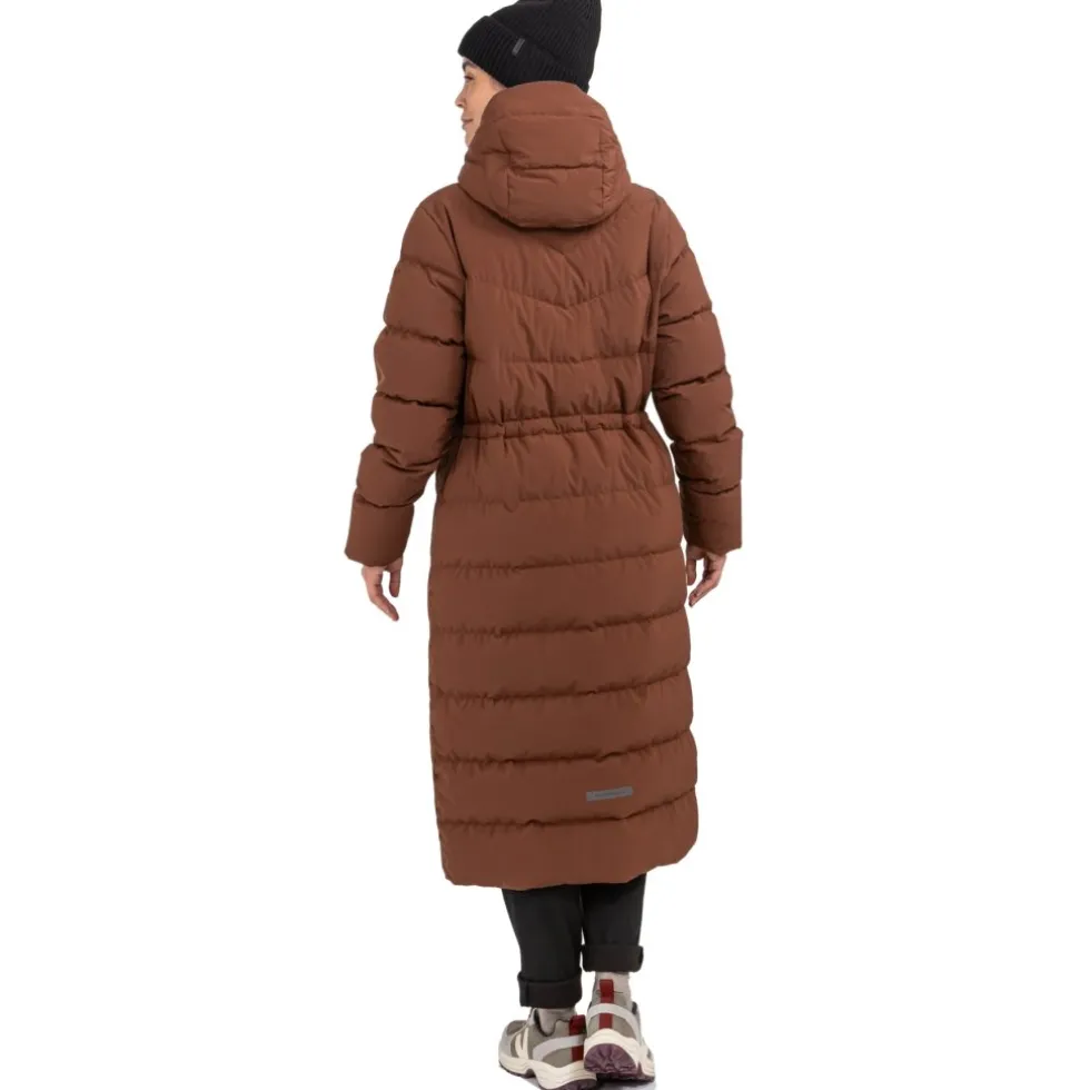 Schöffel Style Vindave Donzen Mantel Dames - chocolate 4805