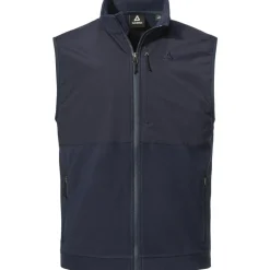 Jassen & Vesten < Schöffel Style Ash Fleece vest Heren - navy blazer 8820