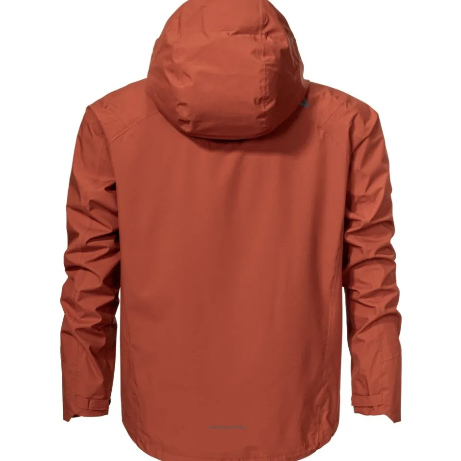Regenjassen < Schöffel Style Tajiva 2.5L Jas Heren - dark crabapple 5590