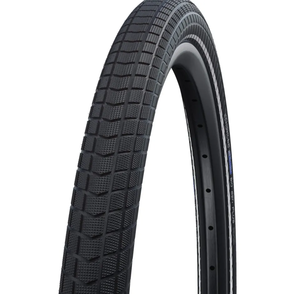 E-Bike Banden < Schwalbe Big Ben Plus Draadband - Performance | Addix | DD - Green Guard | ECE-R75 - 26x2.15" | Black Reflex