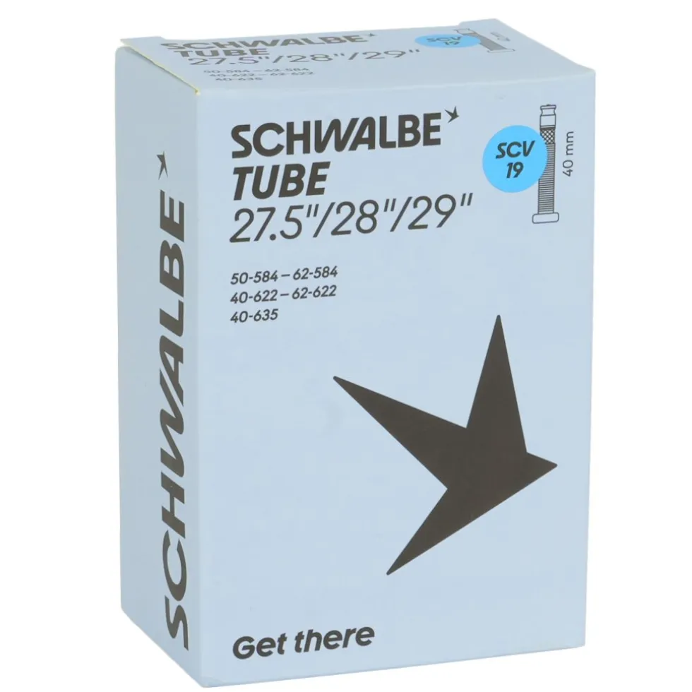 Schwalbe Binnenband - No. 19 | 27.5/28/29 Inch | 40-62/622-635 | Clik Valve (SCV)