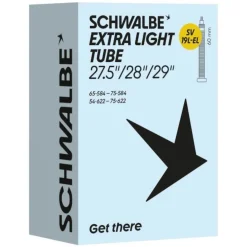 Schwalbe Binnenband - No. 19L-EL (Extra Light) | 27.5"/28"/29" - 65/75-584 - 54/75-622 | SV 60mm