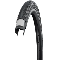 Schwalbe Delta Cruiser Plus Draadband - Active | Green Compound | Puncture Guard - E-25 - 28x1.50" | Black Reflex