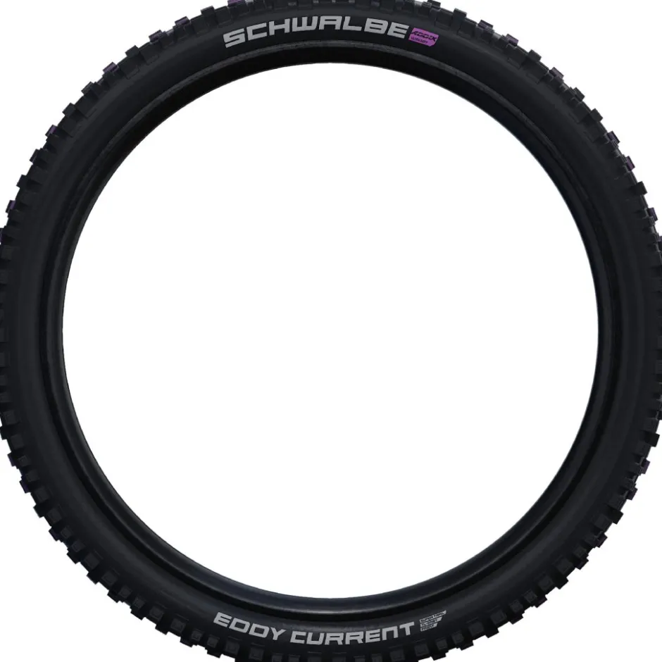 E-Bike Banden < Schwalbe Eddy Current Vouwband - Front | Evolution | Addix Ultra Soft | Super Trail | TLEasy - ECE-R75 - 29x2.60" | Black