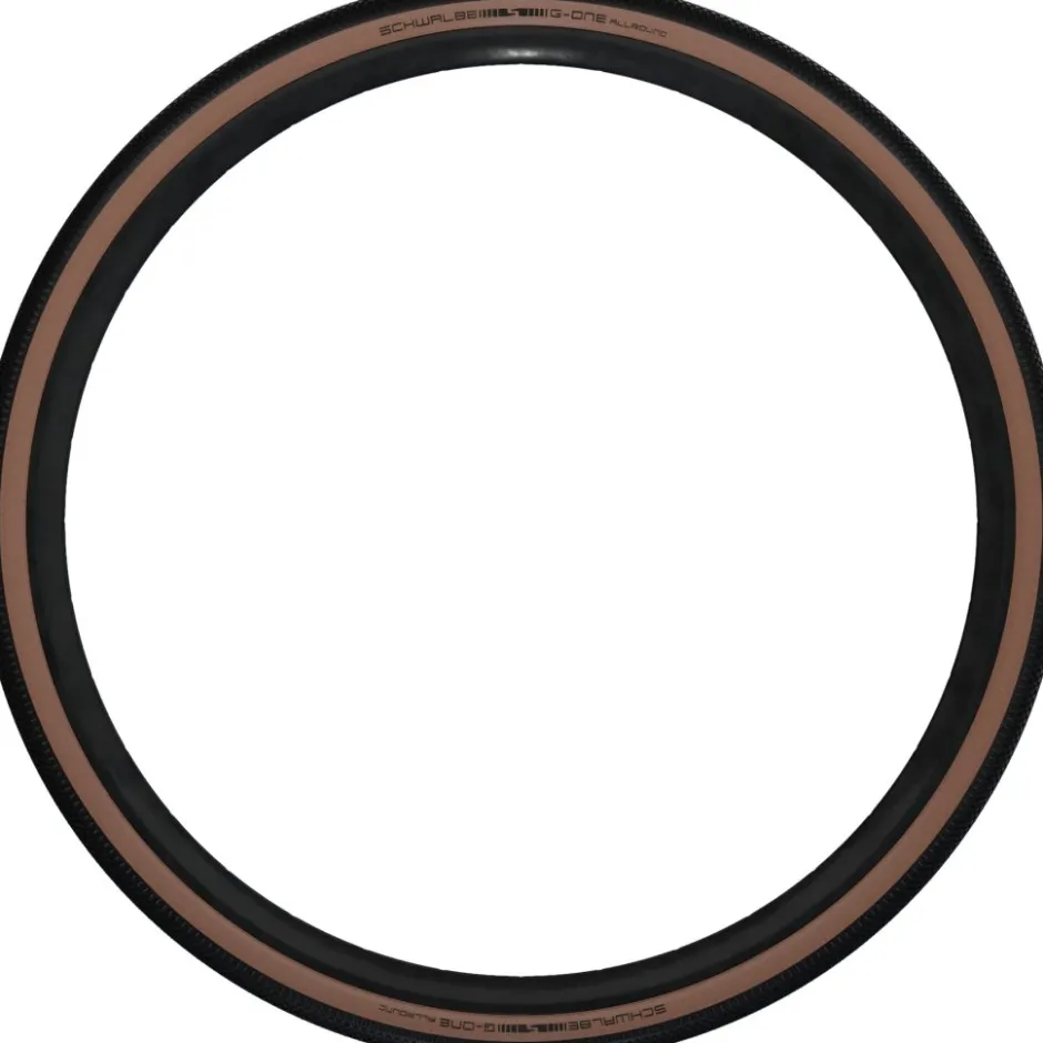 E-Bike Banden|Banden < Schwalbe G-ONE Allround Vouwband - Gravel | Performance | Addix | Race Guard | TLEasy - E-25 - 35-622 | Bronze Sidewall