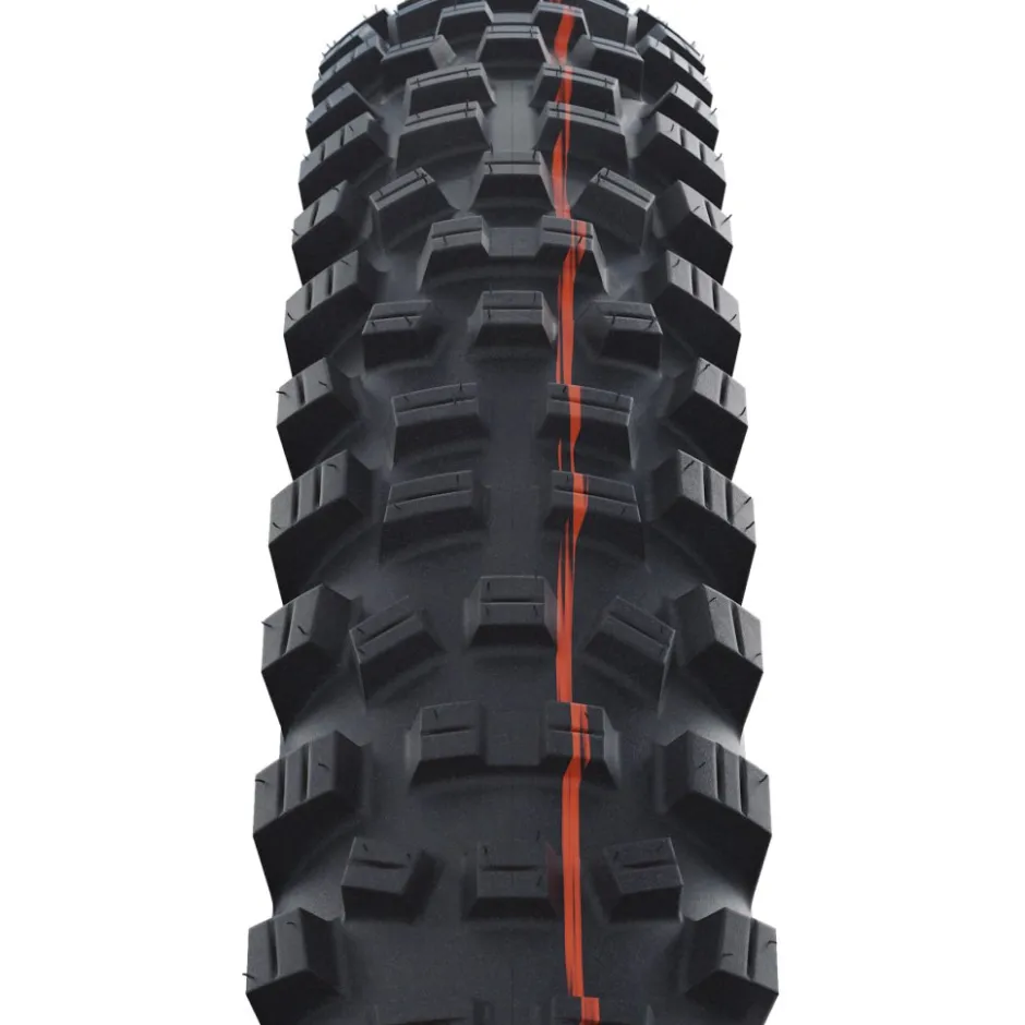 E-Bike Banden < Schwalbe Hans Dampf Vouwband - Evolution | Addix Soft | Super Trail | TLEasy - E-25 - 29x2.35" | Bronze Sidewall