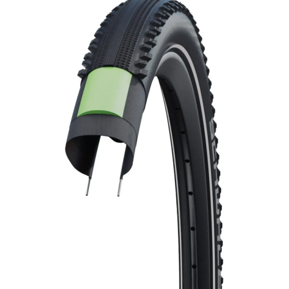 Schwalbe Hurricane Draadband - Performance | Addix | DD - Green Guard | ECE-R75 - 29x2.00" | Black Reflex