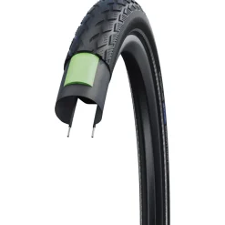 E-Bike Banden < Schwalbe Marathon Draadband - Performance | Addix | Green Guard | E-Bike - 26" | Black Reflex