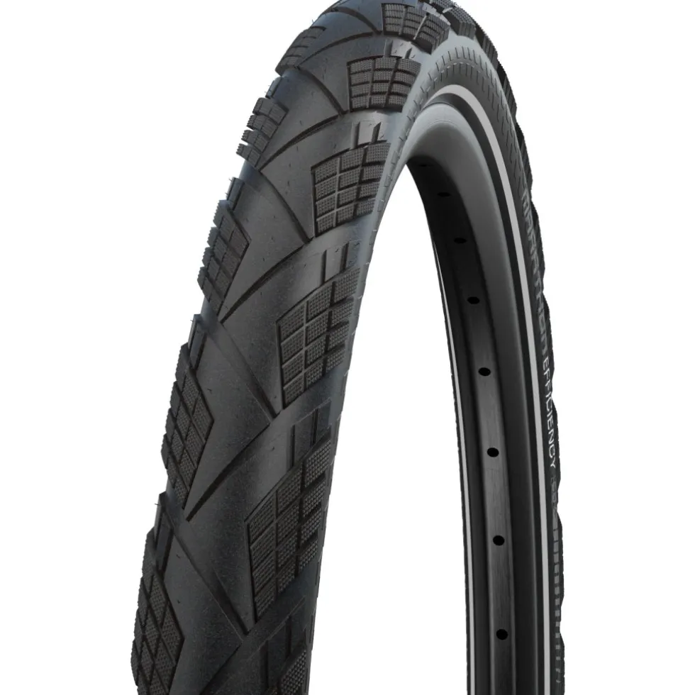 Schwalbe Marathon Efficiency Vouwband - Evolution | Addix Race | Super Race | V-Guard - ECE-R75 - 28x2.00" | Black Reflex