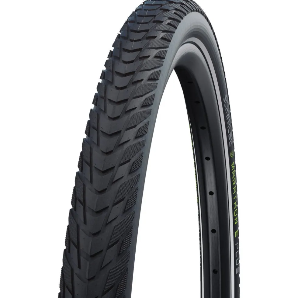 Schwalbe Marathon E-Plus Draadband - Performance | Addix E | Smart Dual Guard - ECE-R75 - 28x1.75" | Black Reflex