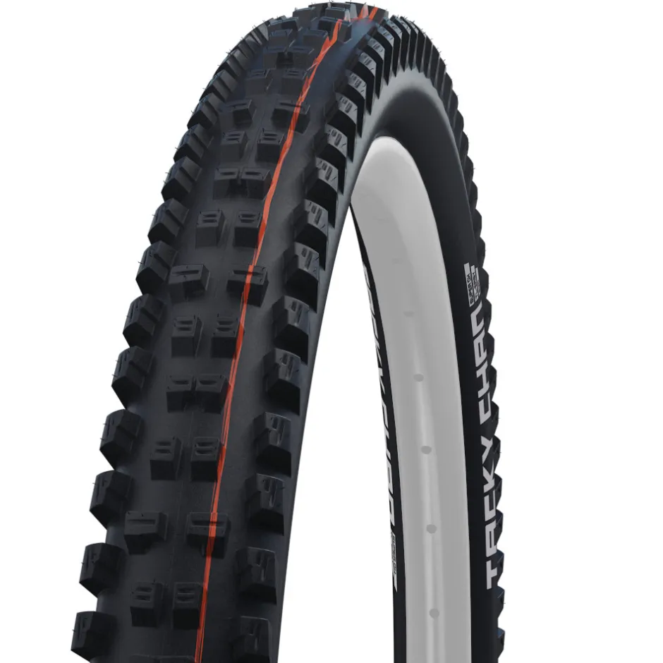 E-Bike Banden < Schwalbe Tacky Chan Vouwband - Evolution | Addix Soft | Super Trail | TLEasy - ECE-R75 - 29x2.40" | Black