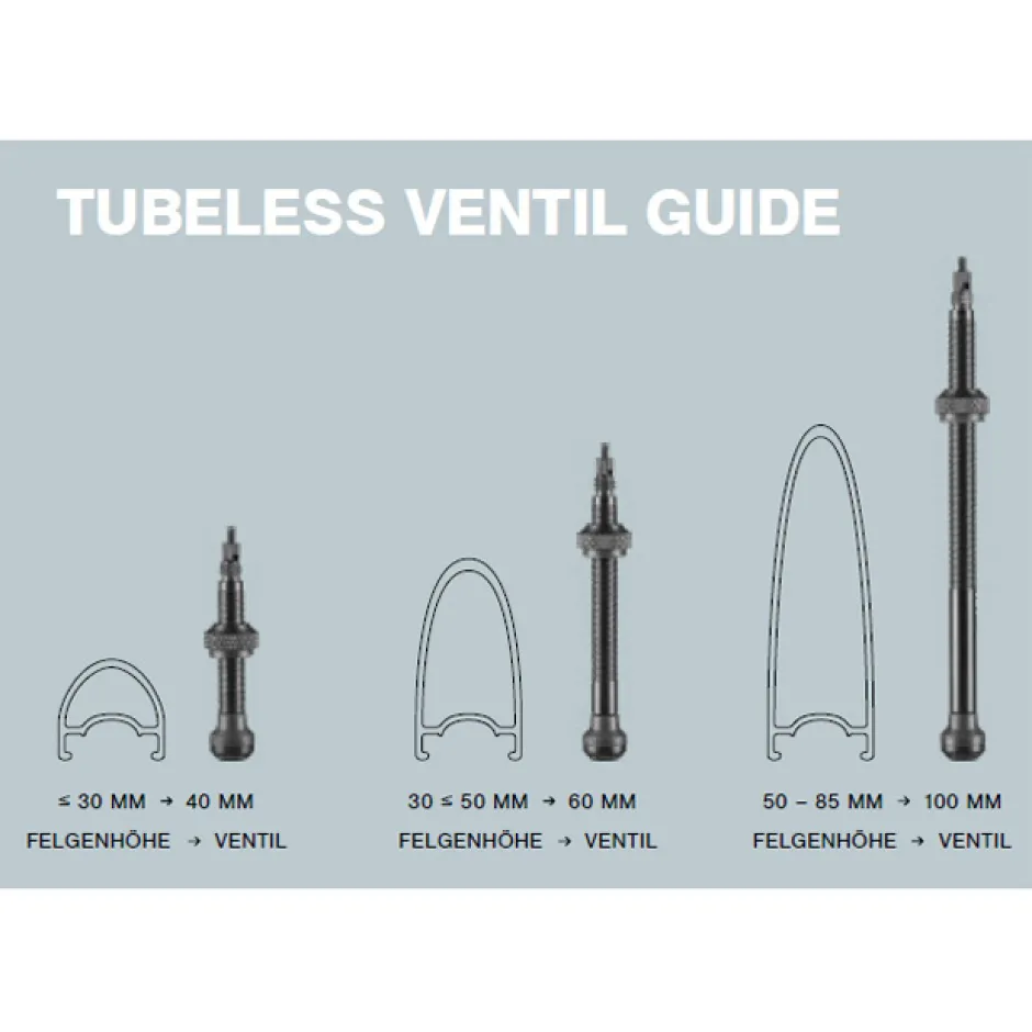 Banden Accessoires En Tubeless|Gereedschap En Onderhoud < Schwalbe Tubeless Valves (1 Pair) - 40/60/80/100mm