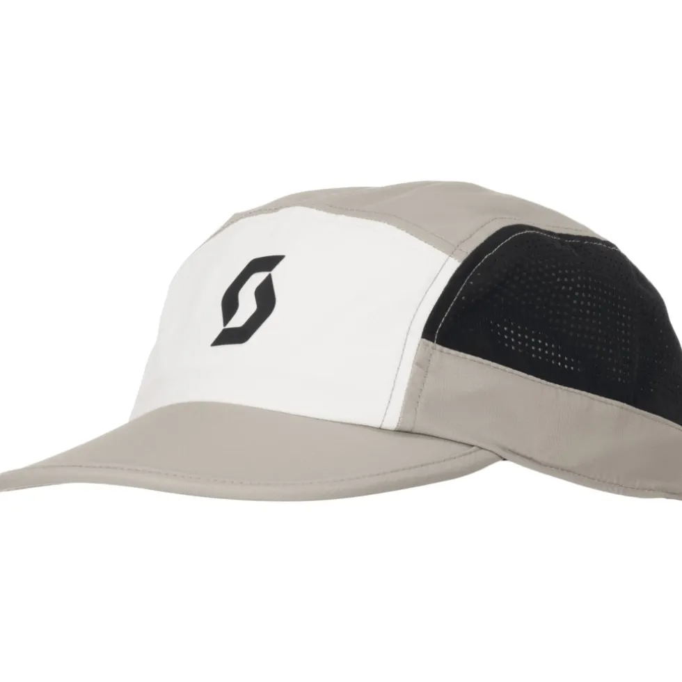 SCOTT Endurance Tech 5-Panel Kap - toast beige/cotton white
