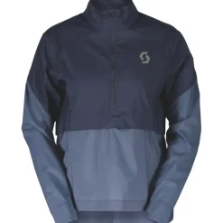 SCOTT Endurance Windbreaker Anorak Dames - dark blue/metal blue