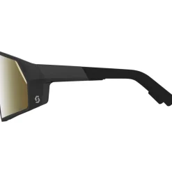 Alpine & Skibrillen < SCOTT Pro Shield Light Sensitive Zonnebril - black - AMP LS gold chrome S1-3