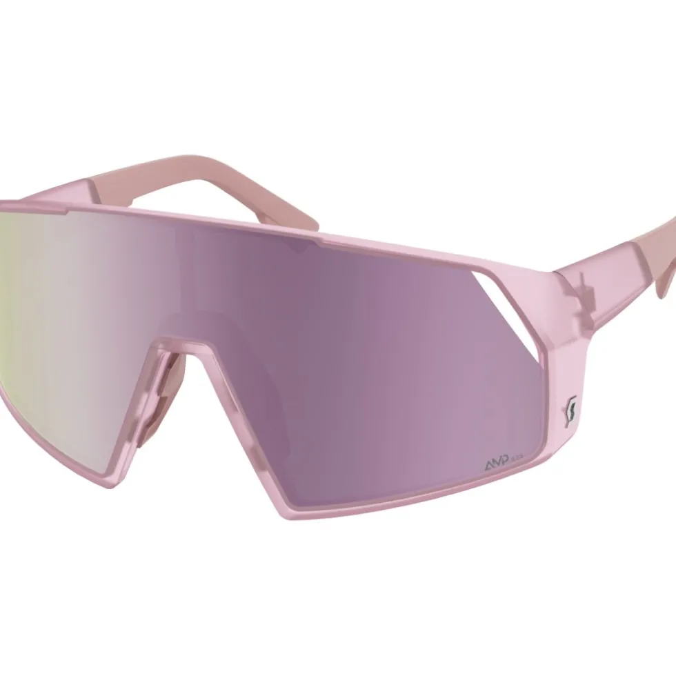 SCOTT Pro Shield Zonnebril - light pink - AMP lavender chrome S3