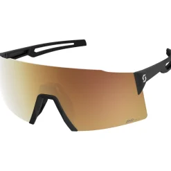 Alpine & Skibrillen < SCOTT Stride Compact Light Sensitive Zonnebril - black - AMP LS gold chrome S1-3