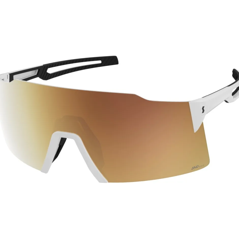 Alpine & Skibrillen < SCOTT Stride Light Sensitive Zonnebril - white - AMP LS gold chrome S1-3