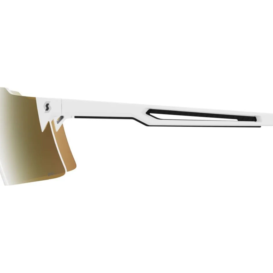 Alpine & Skibrillen < SCOTT Stride Light Sensitive Zonnebril - white - AMP LS gold chrome S1-3