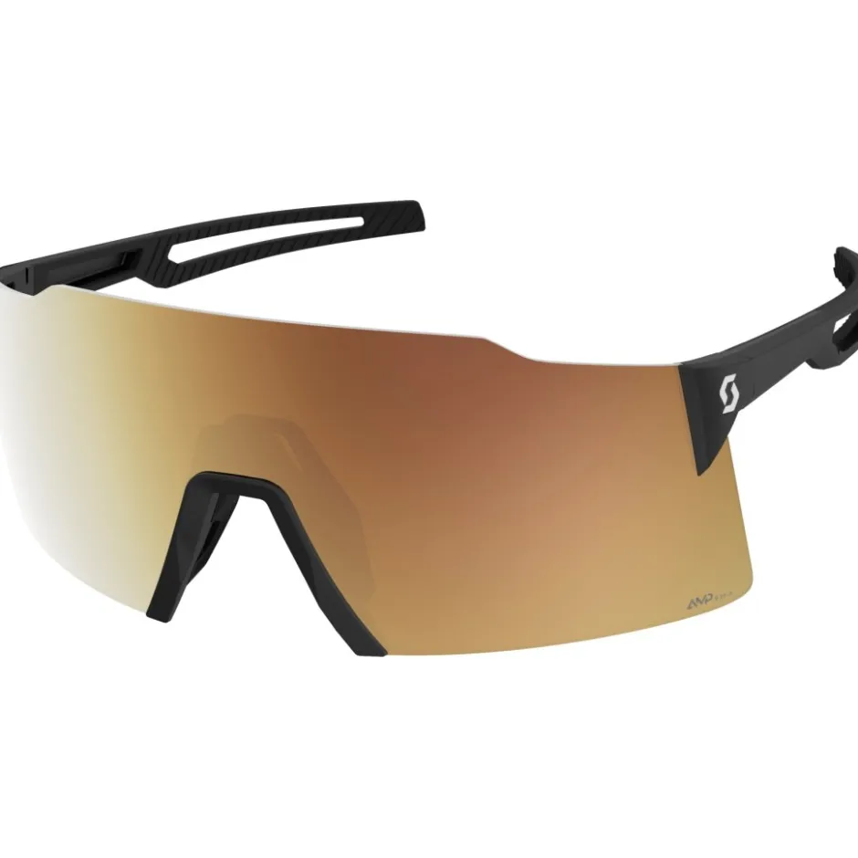 Alpine & Skibrillen < SCOTT Stride Light Sensitive Zonnebril - black - AMP LS gold chrome S1-3