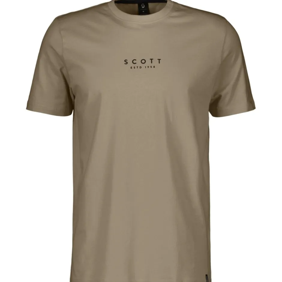 Shirts & Midlayers|T-Shirts & Tops < SCOTT Typo T-hirt et korte ouwen voor heren - toat beige