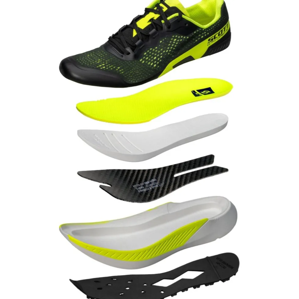 SCOTT Ultra Carbon RC Hardloopschoenen Heren - zwart/geel