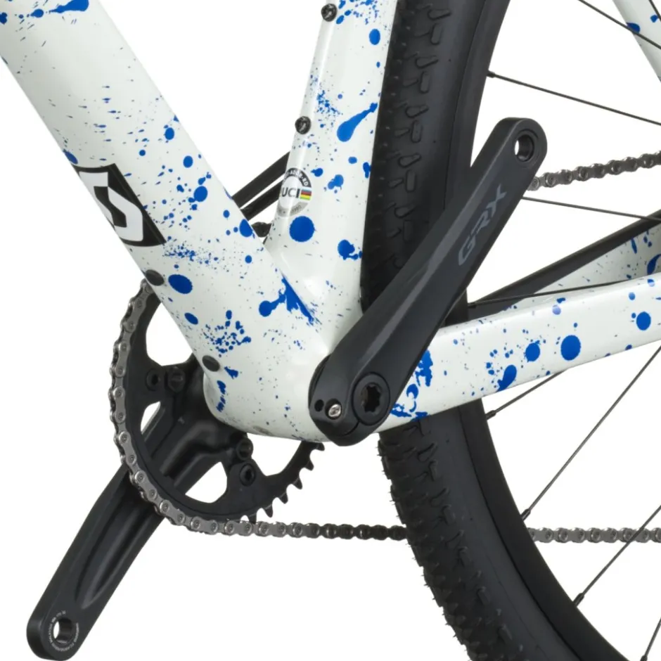 Gravelbikes Bikepacking < SCOTT ADDICT GRAVEL 30 - Gravelbike - 2026 - white / splatter blue