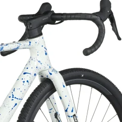 Gravelbikes Bikepacking < SCOTT ADDICT GRAVEL 30 - Gravelbike - 2026 - white / splatter blue