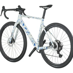 Gravelbikes Bikepacking < SCOTT ADDICT GRAVEL 30 - Gravelbike - 2026 - white / splatter blue