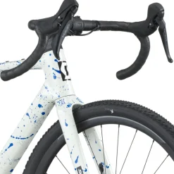 Gravelbikes Bikepacking < SCOTT ADDICT GRAVEL 30 - Gravelbike - 2026 - white / splatter blue