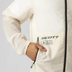 SCOTT Explorair Escape Lightweight Windbreaker-jas voor heren - spray grey/cotton white