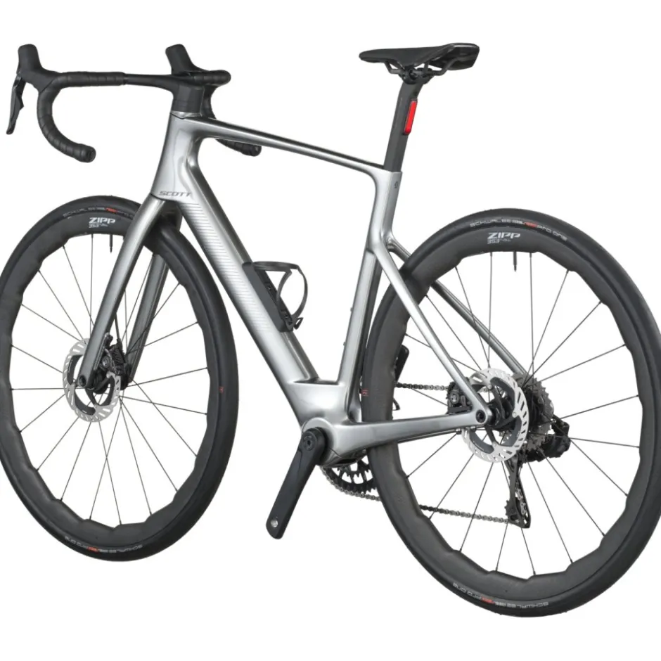 Elektrische Fietsen|Elektrische Racefietsen < SCOTT FASTANE PREIU - Eektrische carbon racefiets - 2026 - chroe siver