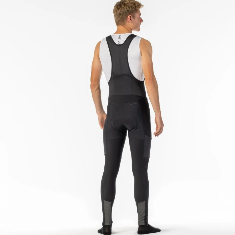 SCOTT Gravel Warm +++ Fietsbroek met Bretels Heren - zwart