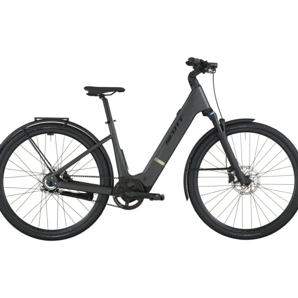SCOTT PASSAGE 10 Belt Wave - Stedelijke e-bike - 2026 - midnight grey