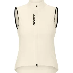 SCOTT Pro Windbreaker Vest Dames - cotton white
