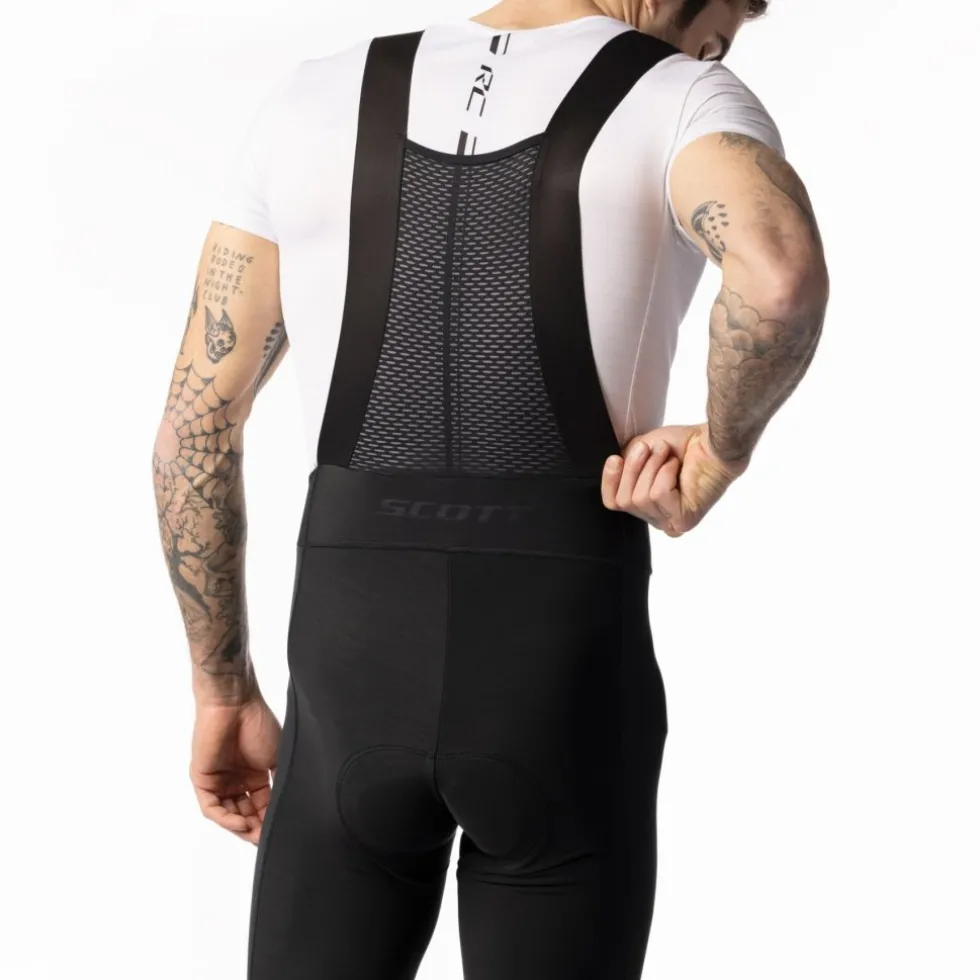 SCOTT RC Pro Warm Fietsbroek met Bretels Heren - black/sulphur yellow
