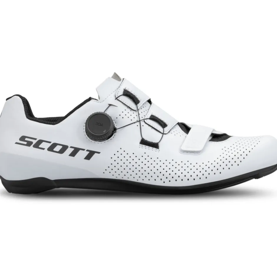 Wielrenschoenen|Wielrenschoenen < SCOTT Road Team BOA® Schoenen Vrouwen - white/black