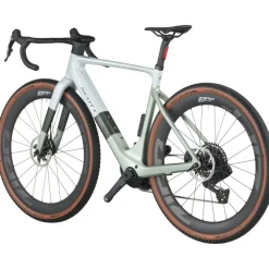 SCOTT SOLACE GRAVEL 10 - Carbon Gravel E-Bike - 2026 - pale green / beluga grey