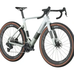 SCOTT SOLACE GRAVEL 10 - Carbon Gravel E-Bike - 2026 - pale green / beluga grey