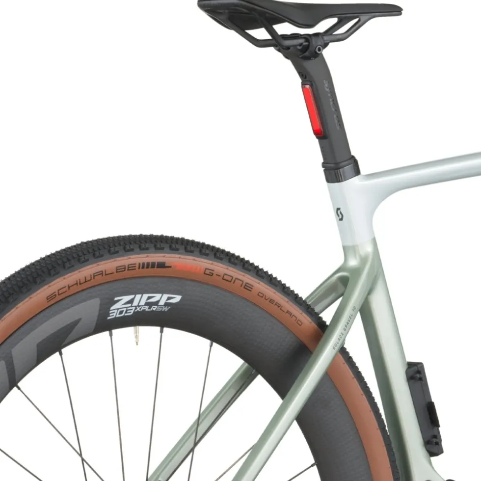 SCOTT SOLACE GRAVEL 10 - Carbon Gravel E-Bike - 2026 - pale green / beluga grey