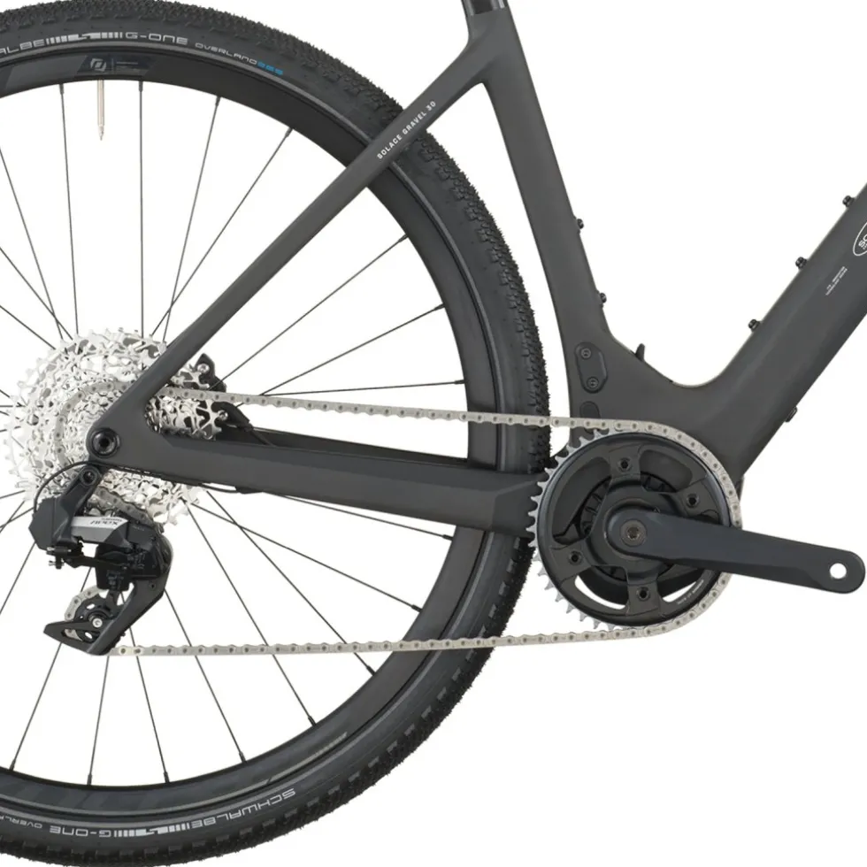 SCOTT SOLACE GRAVEL 30 - Carbon Gravel E-Bike - 2026 - carbon black