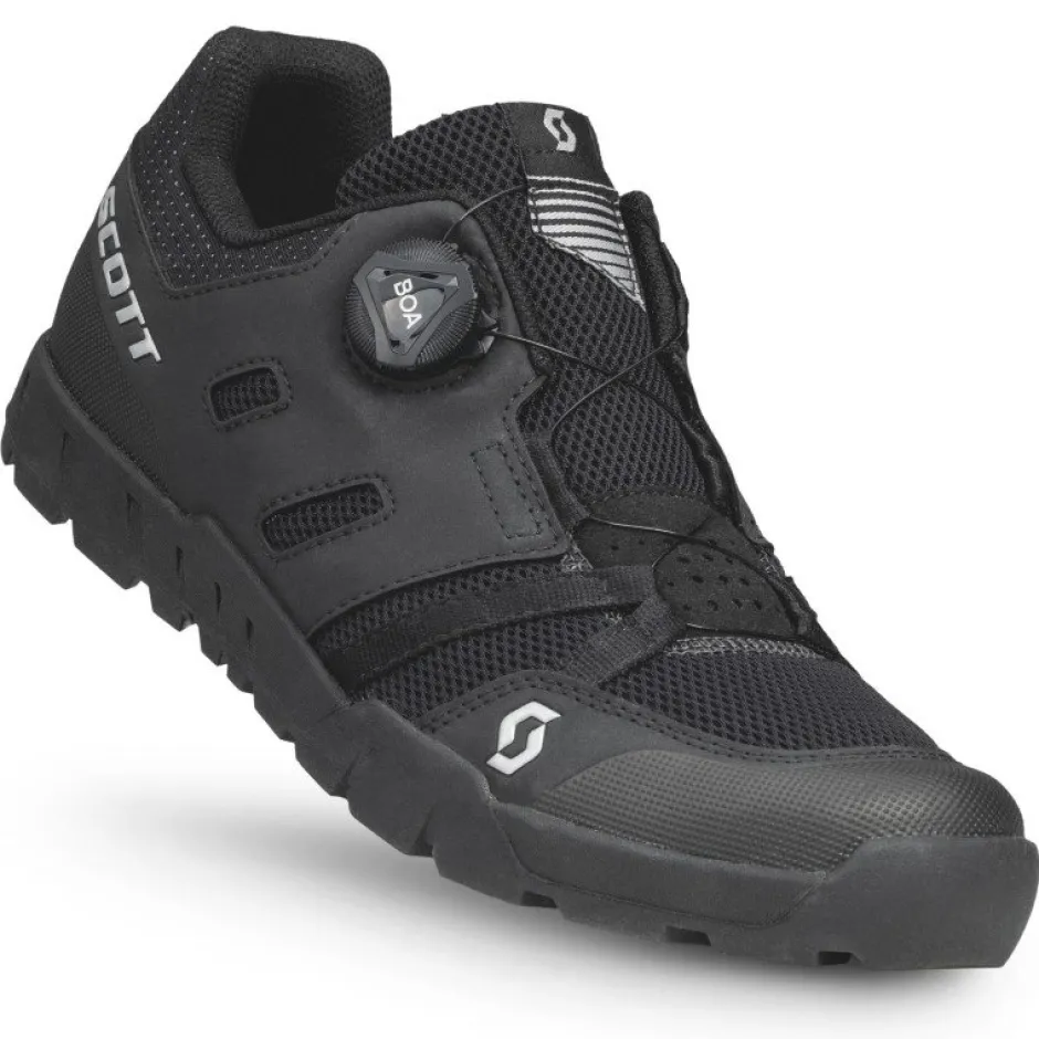 Mtb-Schoenen|Mtb-Schoenen < SCOTT Sport Crus-r Flat Boa Fietsschoenen Heren - zwart/zilver