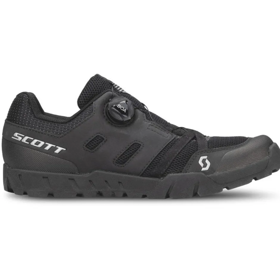 Mtb-Schoenen|Mtb-Schoenen < SCOTT Sport Crus-r Flat Boa Fietsschoenen Heren - zwart/zilver