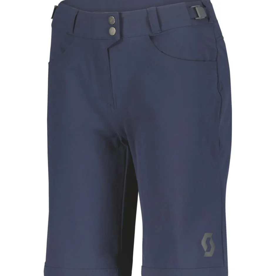 Mtb-Shorts < SCOTT Trail Flow w/ Pad hort met Zitkuen Dame - dark blue