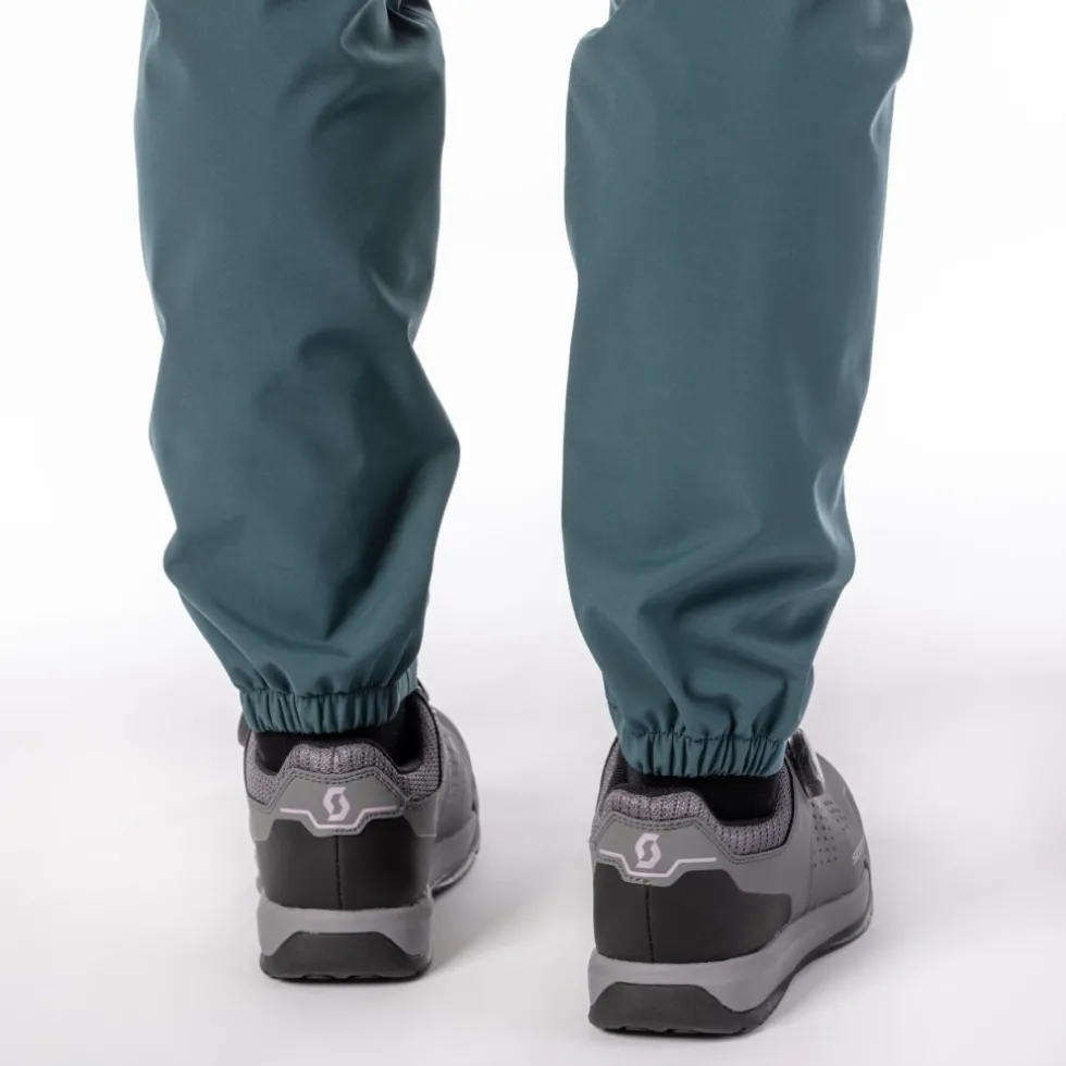 SCOTT Trail Storm WP Fietsbroek Dames - fir green/cloud pink