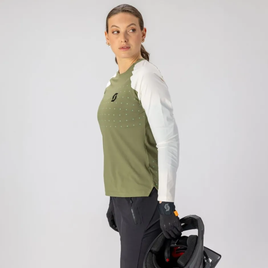Mtb-Shirts < SCOTT Trai Vertic Pro Dae hirt et ange ouwen - pray grey/dark bue