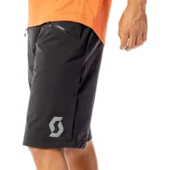 Mtb-Shorts < SCOTT Trail Vertic Pro hort met Zeem Heren - zwart