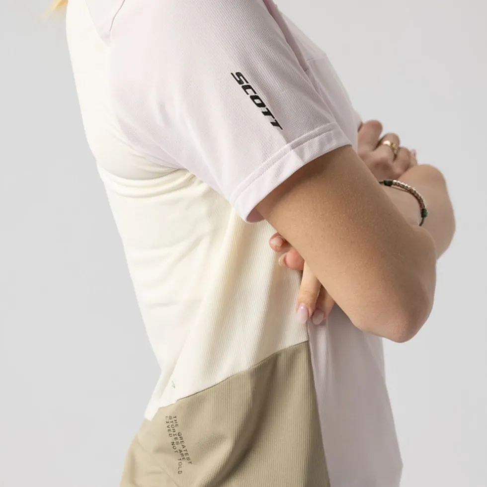 SCOTT Vertic Zip T-shirt met korte mouwen voor dames - dark blue