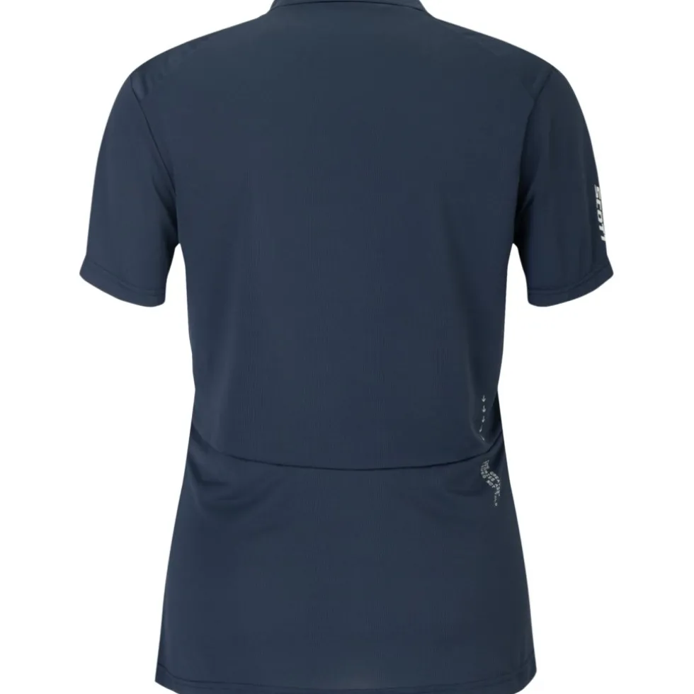 SCOTT Vertic Zip T-shirt met korte mouwen voor dames - dark blue
