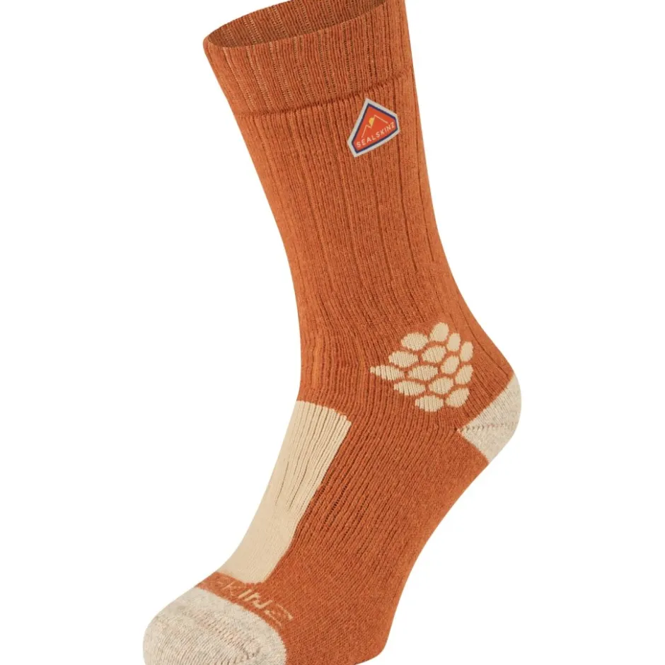 Sokken|Sokken < SealSkinz Scarning Sokken Middeang - Oranje